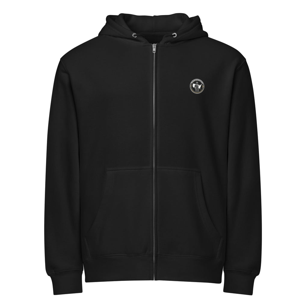 Anti-socialism messaging hoodie black front - premium economic satire