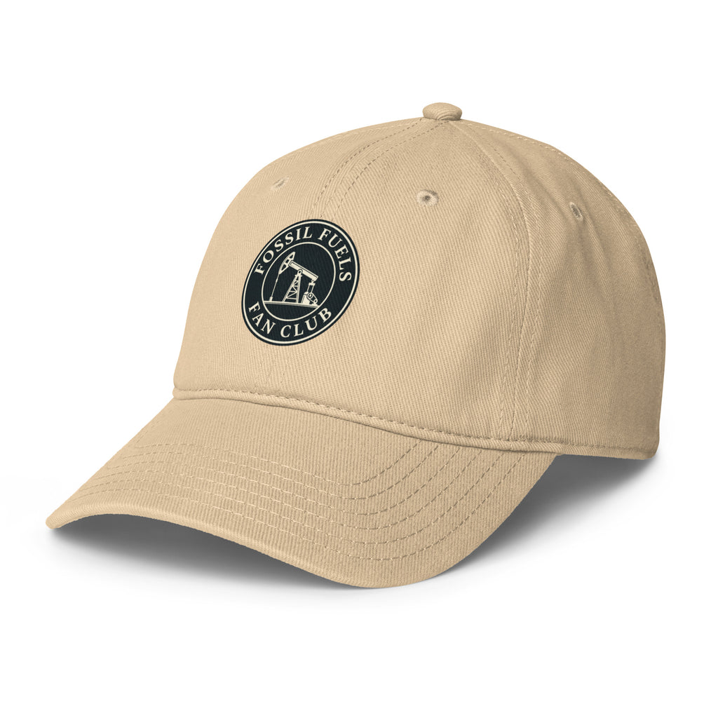 Fossil Fuels Fan Club Hat - Premium satirical apparel from realMisinformation