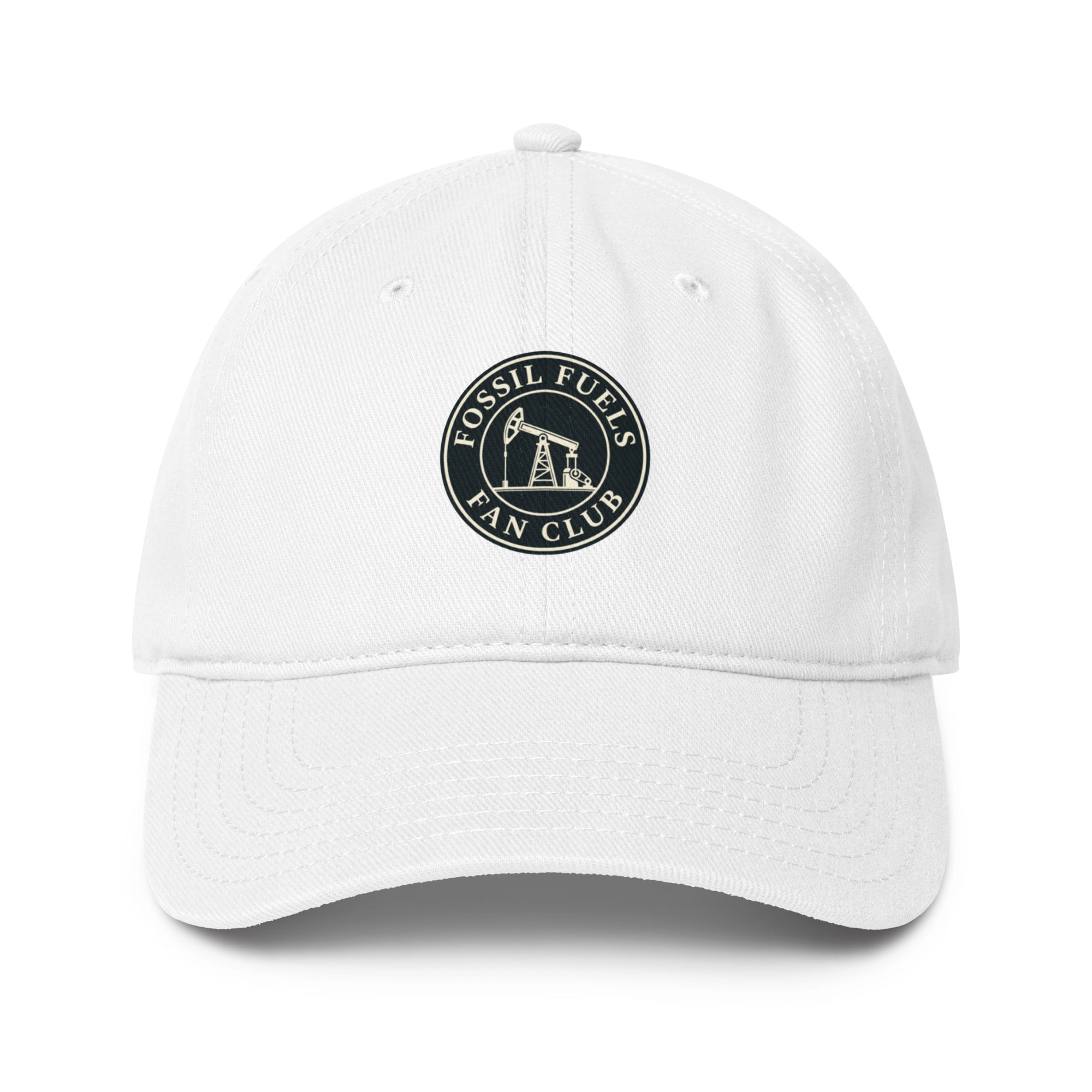 Fossil Fuels Fan Club Hat - Premium satirical apparel from realMisinformation