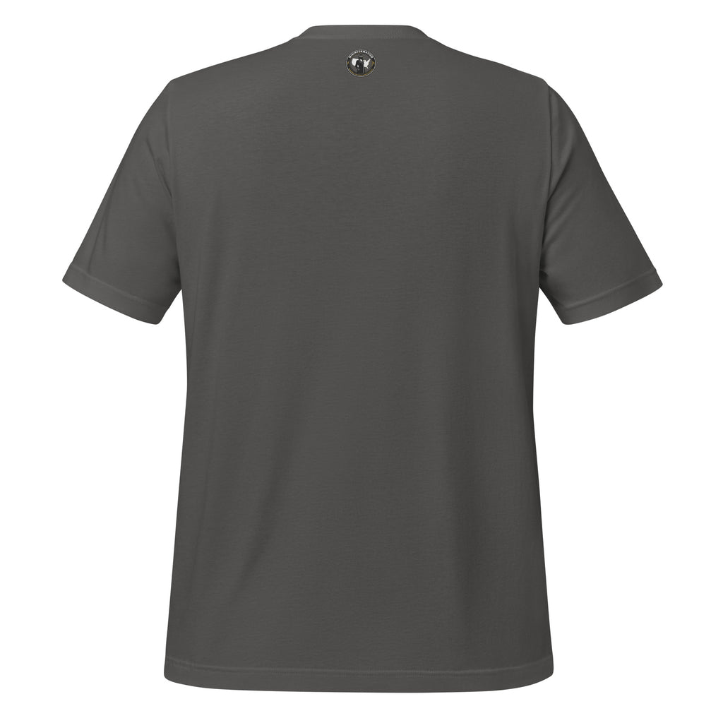 Biological Not Female shirt grey back - premium unisex satire apparel
