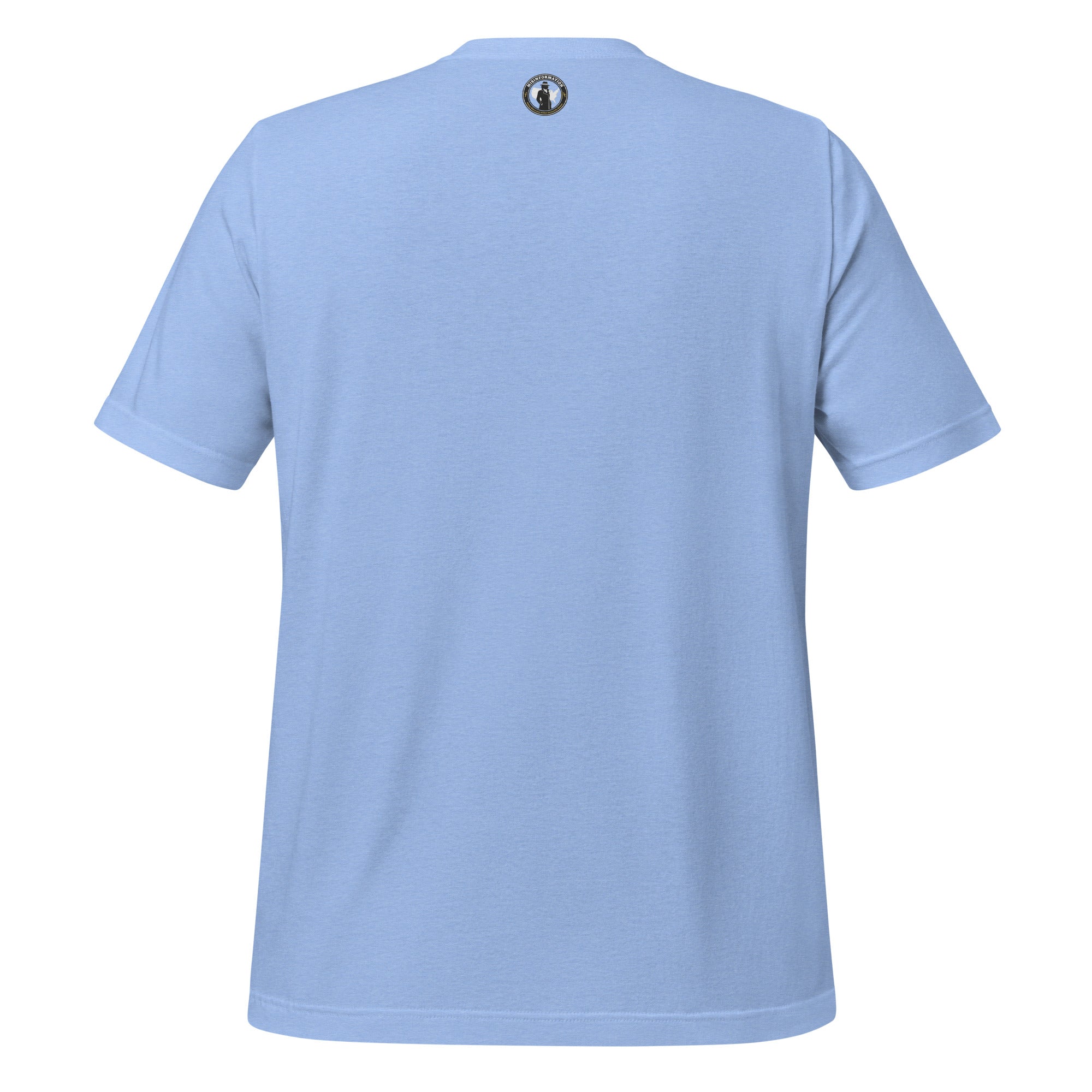 Privileged sunglasses tee carolina blue back - premium cotton statement