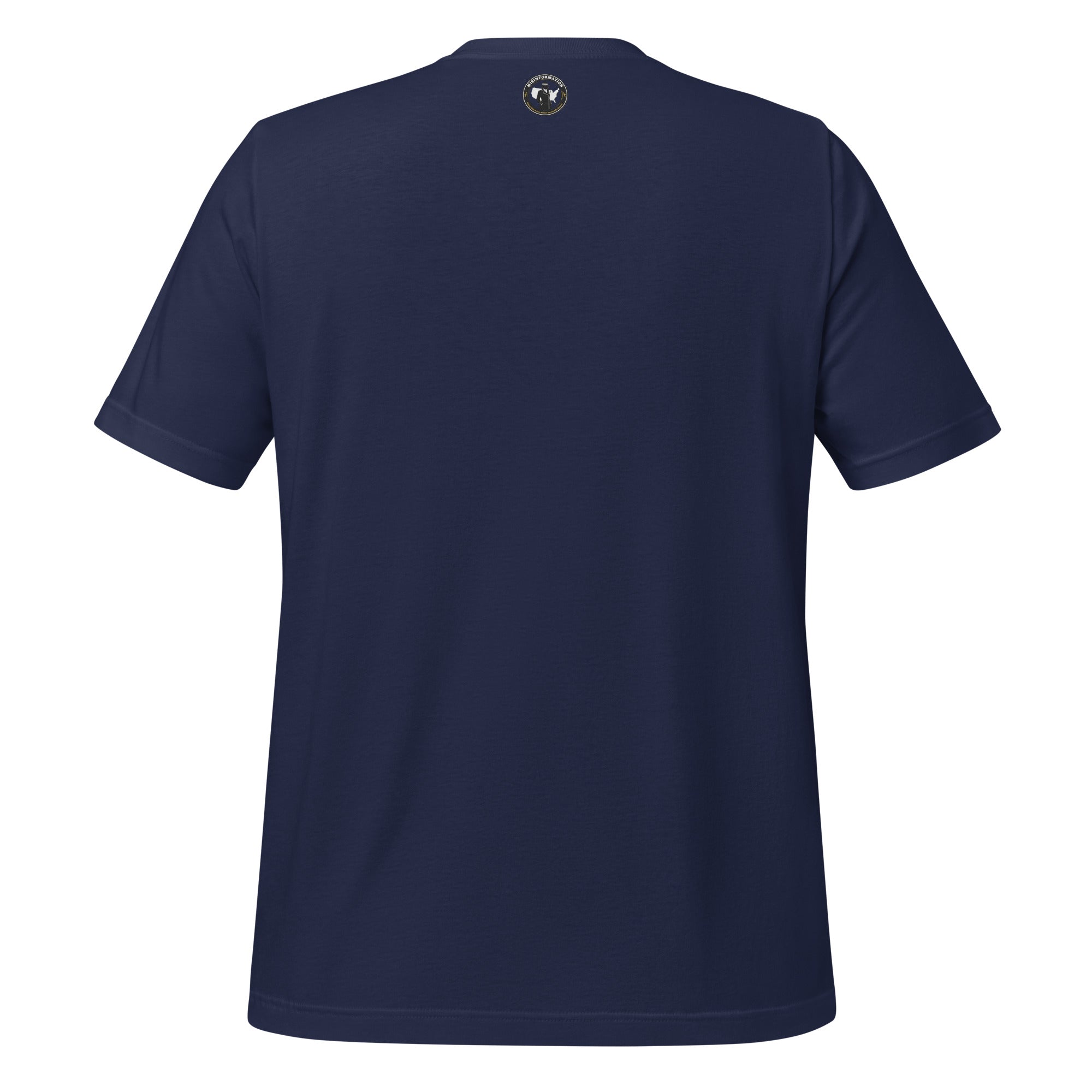 American Dad shirt navy back - EST 1776 patriotic satire