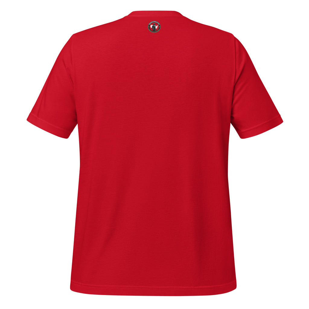 American Dad shirt red back - patriotic family satire apparel