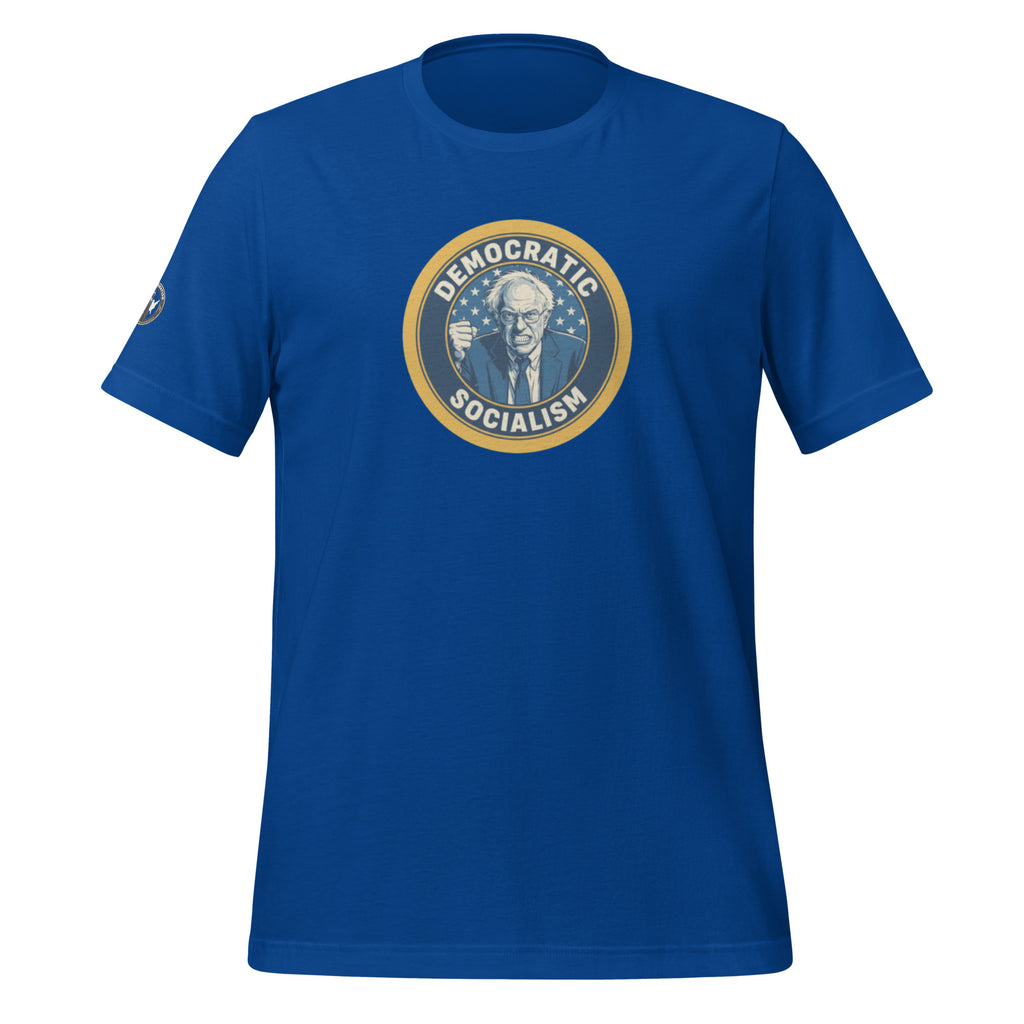 Democratic socialism shirt true royal - Bernie Sanders satire free market front