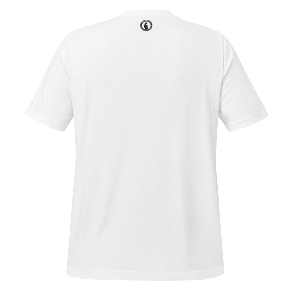 American Dad shirt white back - patriotic dad freedom grill skills